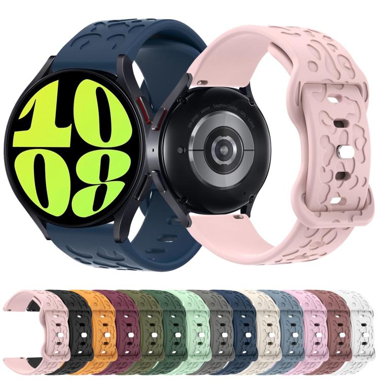 22mm Kalebol Leopard Print Butterfly Buckle Silicone Watch Band(Space Grey) - free shipping - PMc TechLife - Order now!