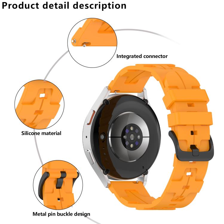 20mm Kalebol Solid Color Black Buckle Round Tail Silicone Watch Band(Grey) - free shipping - PMc TechLife - Order now!