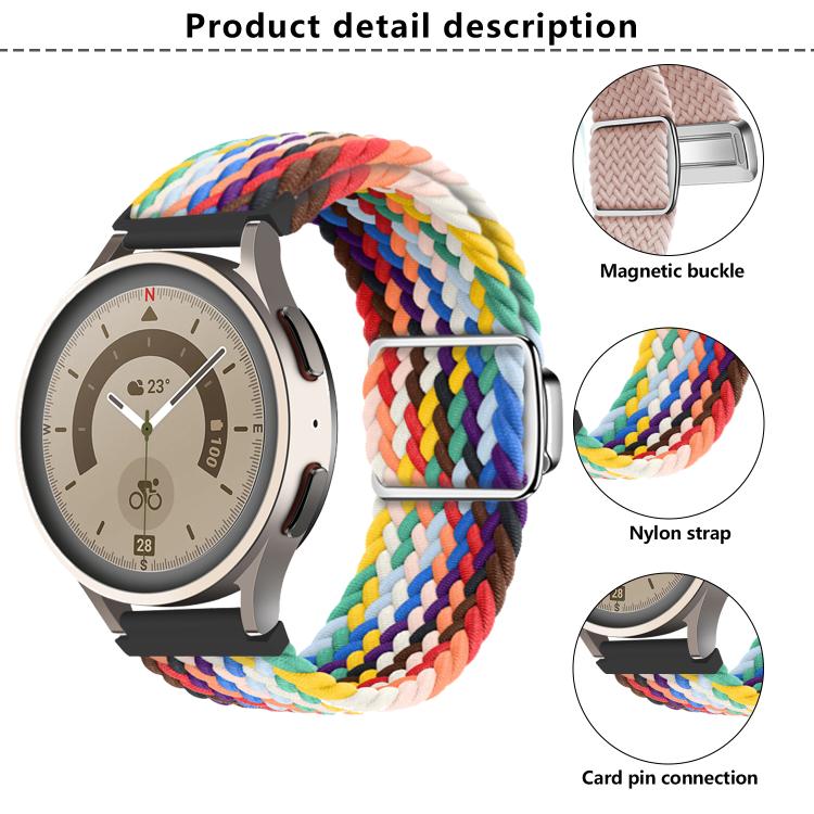 20mm Kalebol Nylon Braided Loop Magnetic Buckle Watch Band(Denim) - free shipping - PMc TechLife - Order now!