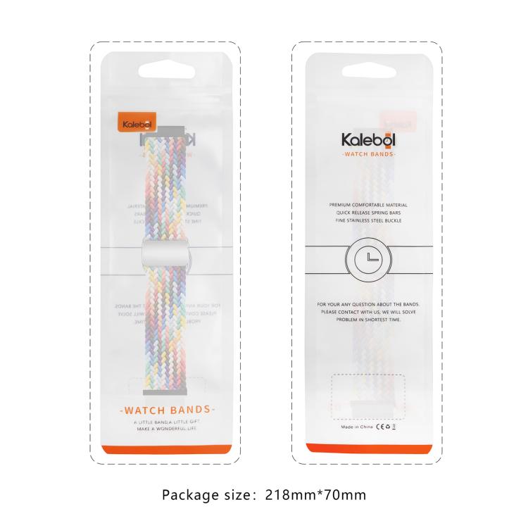 20mm Kalebol Nylon Braided Loop Magnetic Buckle Watch Band(Cactus) - free shipping - PMc TechLife - Order now!