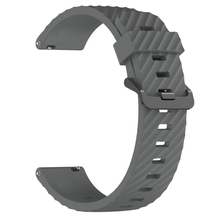 20mm Kalebol Steel Buckle Spruce Silicone Watch Band(Space Grey) - free shipping - PMc TechLife - Order now!
