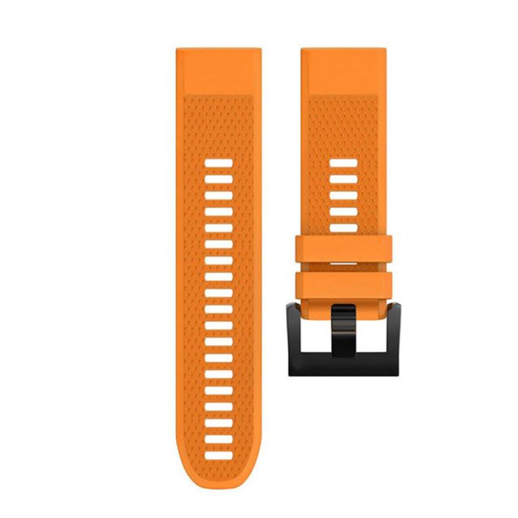 For Garmin QuickFit 26mm Kalebol Triangle Texture Silicone Watch Band(Orange) - free shipping - PMc TechLife - Order now!