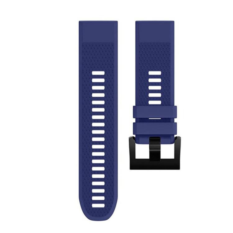 For Garmin QuickFit 26mm Kalebol Triangle Texture Silicone Watch Band(Dark Blue) - free shipping - PMc TechLife - Order now!
