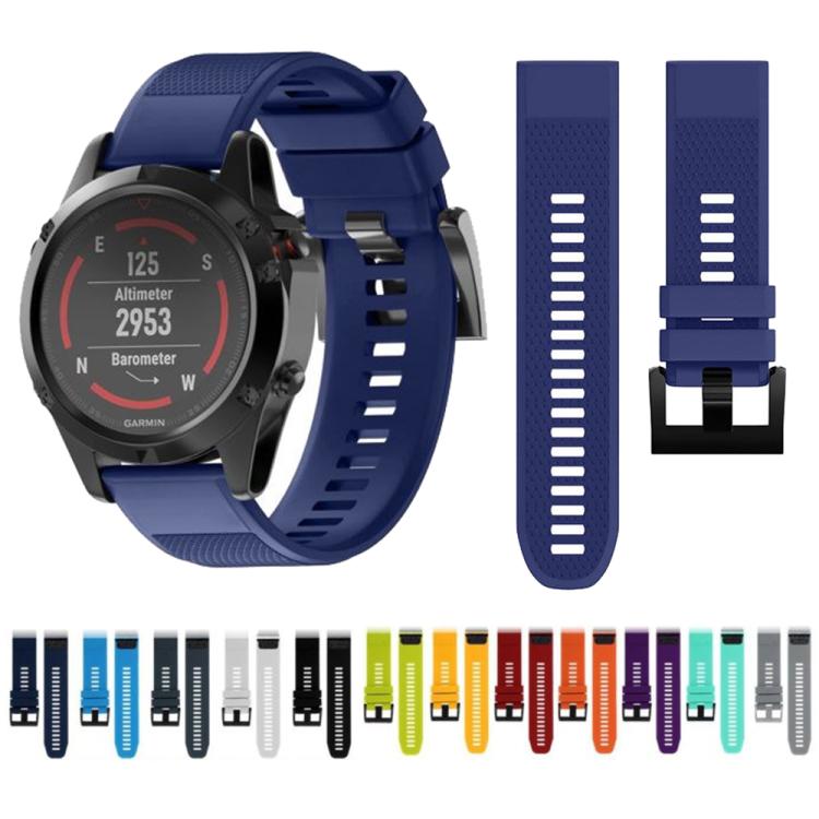 For Garmin QuickFit 22mm Kalebol Triangle Texture Silicone Watch Band(Yellow) - free shipping - PMc TechLife - Order now!