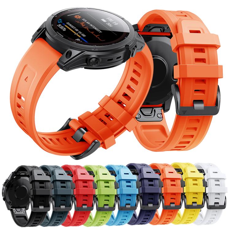 For Garmin QuickFit 20mm Kalebol Ladder Silicone Watch Band(White) - Watch Bands by Kalebol | Online Shopping South Africa | PMc TechLife | Buy Now Pay Later Mobicred