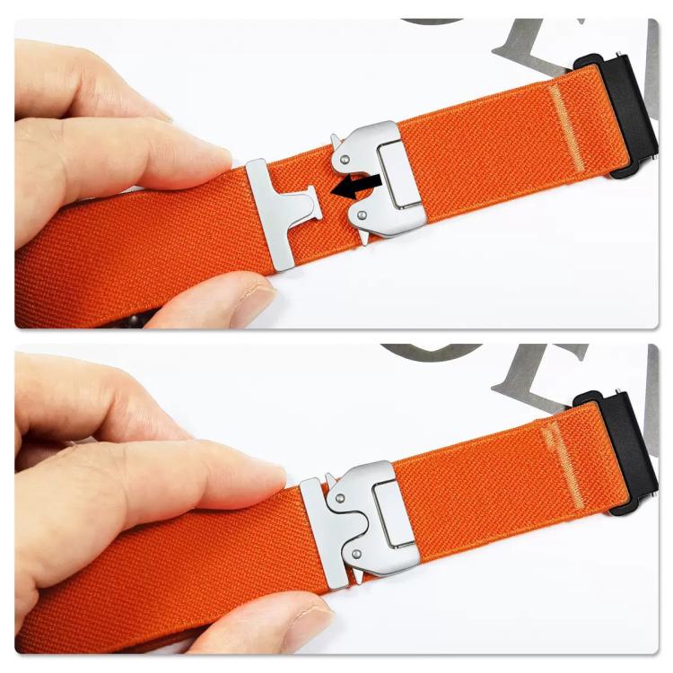 20mm Parachute Buckle Elastic Nylon Watch Band(Black) - free shipping - PMc TechLife - Order now!