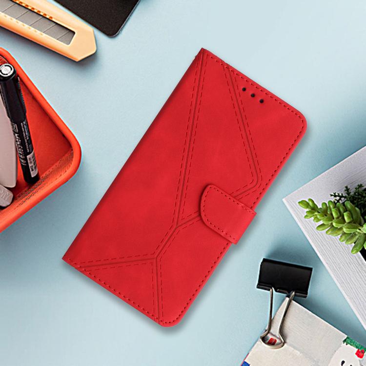 For Tecno Pova 7 5G Stitching Embossed Leather Phone Case(Red) - free shipping - PMC TechLife - Order now!