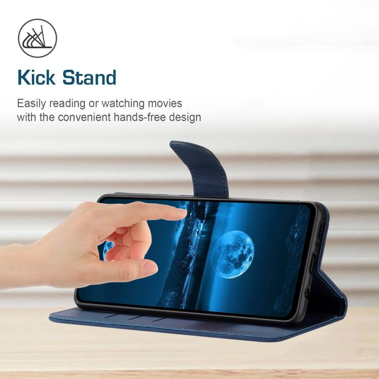 For Tecno Spark 40 4G Stitching Embossed Leather Phone Case(Blue) - free shipping - PMC TechLife - Order now!