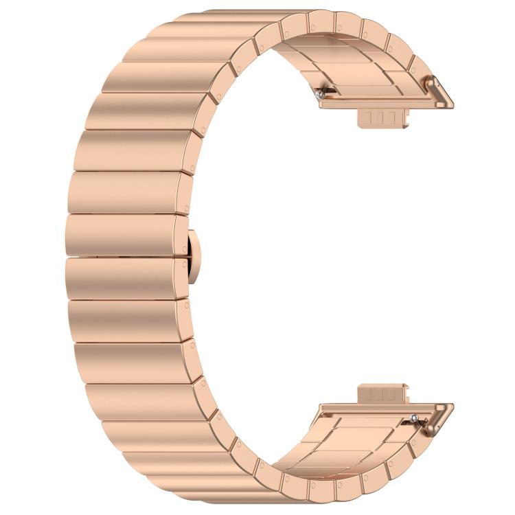 For Huawei Watch Fit3 Kalebol Solid Stainless Steel Strap(Rose Gold) - free shipping - PMC TechLife - Order now!