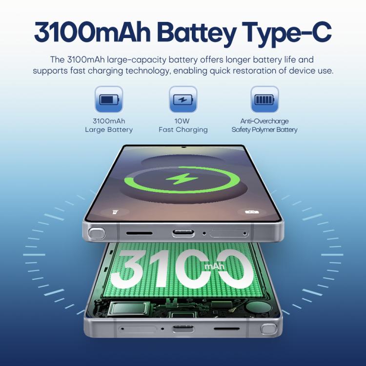F10 / S25 Ultra, 2GB+16GB, 6.75 inch Android 8.1 MTK6753 Octa Core, Network: 3G, Dual SIM, Plug:EU Plug(Titanium Sliver) - free shipping - PMc TechLife - Order now!