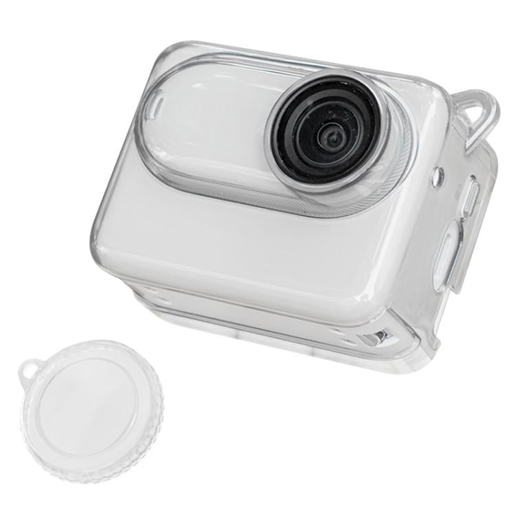 For Insta360 GO 3S Body Soft TPU Protective Case with Lens Cover(Transparent) - free shipping - PMC TechLife - Order now!