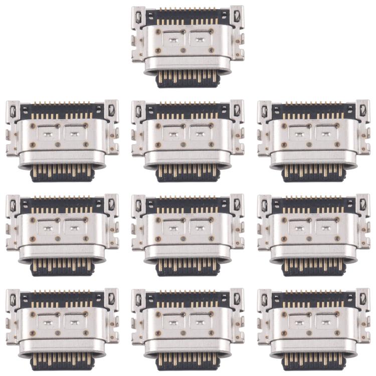 For Motorola Moto Edge 30 10pcs Original Charging Port Connector - Others by PMc TechLife | Online Shopping South Africa | PMc TechLife | Buy Now Pay Later Mobicred