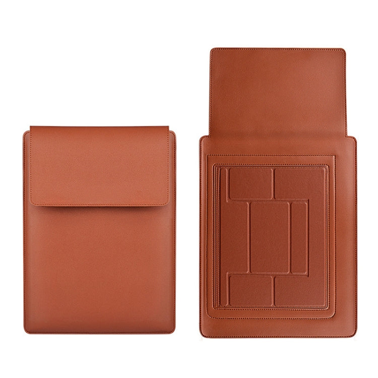 PU05 Sleeve Leather Case Carrying Bag for 14.1 inch Laptop(Yellow) - free shipping - PMC Jewellery - Order now!