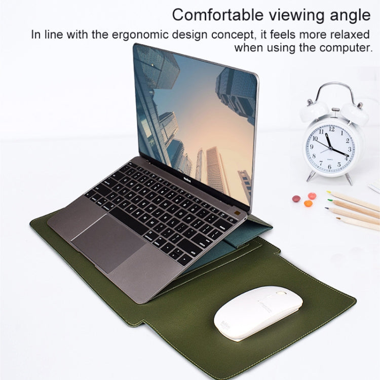PU05 Sleeve Leather Case Carrying Bag for 14.1 inch Laptop(Yellow) - free shipping - PMC Jewellery - Order now!