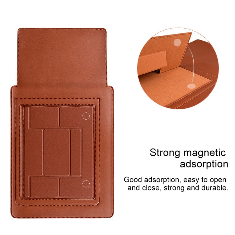 PU05 Sleeve Leather Case Carrying Bag for 14.1 inch Laptop(Yellow) - free shipping - PMC Jewellery - Order now!