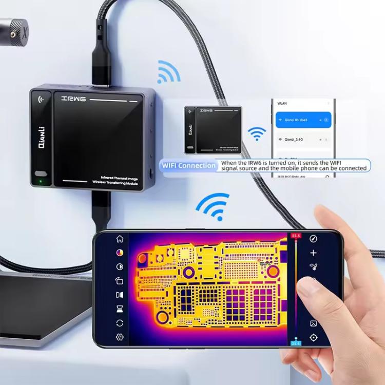 QianLi IRW6 Infrared Thermal Image Wireless Transferring Module Support Super Cam Series - free shipping - PMC TechLife - Order now!