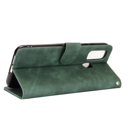 For Ulefone Note 9P Solid Color Skin Feel Magnetic Buckle Horizontal Flip Calf Texture PU Leather Case with Holder & Card Slots & Wallet(Green) - Ulefone Cases by PMC Jewellery | Online Shopping South Africa | PMC Jewellery | Buy Now Pay Later Mobicred