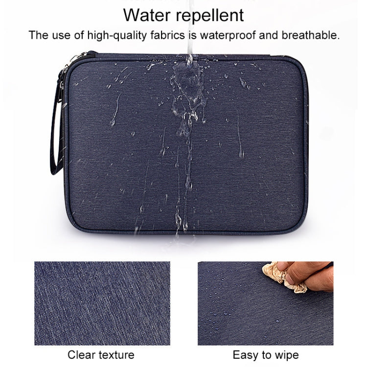 SM01 Multi-function Waterproof Double Layer Data Cable Earphone U Disk Digital Accessories Storage Bag, Size: S(Black) - Other by PMC Jewellery | Online Shopping South Africa | PMC Jewellery | Buy Now Pay Later Mobicred