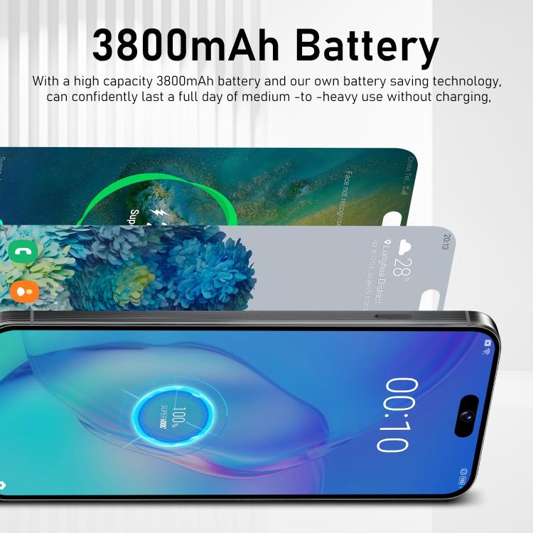 I16 Pro Max / VD1, 3GB+32GB, 6.8 inch Android 10 MTK6753 Octa Core, Network: 4G, Dual SIM, Plug:US Plug(Black) - free shipping - PMc TechLife - Order now!