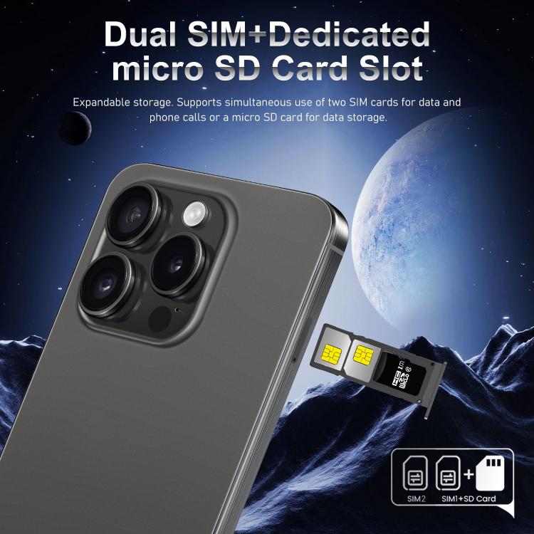 I16 Pro Max / VD1, 3GB+32GB, 6.8 inch Android 10 MTK6753 Octa Core, Network: 4G, Dual SIM, Plug:US Plug(Pink) - free shipping - PMc TechLife - Order now!