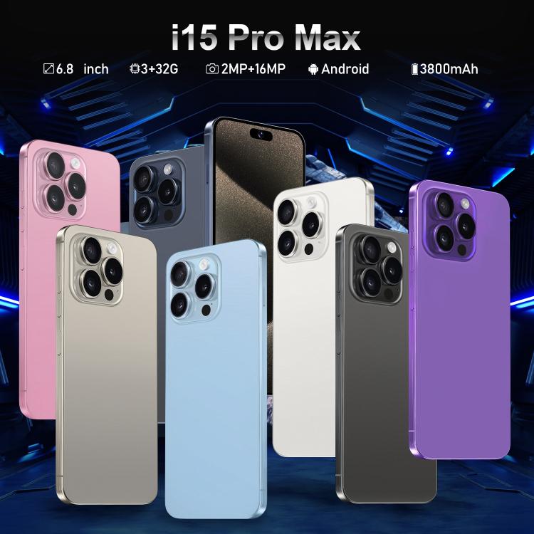 I16 Pro Max / VD1, 3GB+32GB, 6.8 inch Android 10 MTK6753 Octa Core, Network: 4G, Dual SIM, Plug:US Plug(Pink) - free shipping - PMc TechLife - Order now!