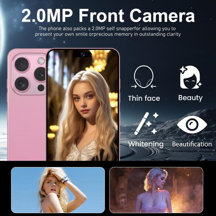 I16 Pro Max / VD1, 3GB+32GB, 6.8 inch Android 10 MTK6753 Octa Core, Network: 4G, Dual SIM, Plug:US Plug(Grey) - free shipping - PMc TechLife - Order now!