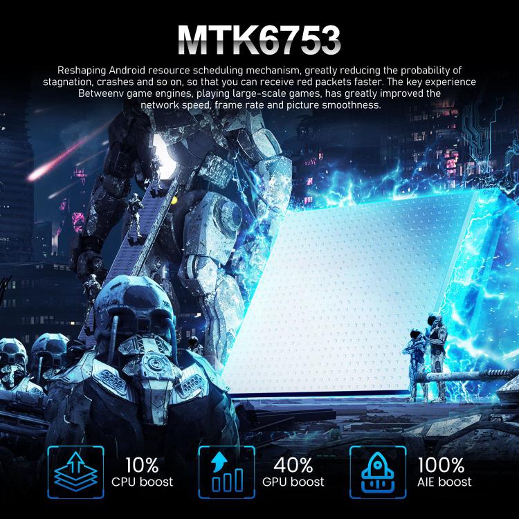 I16 Pro Max / VD1, 3GB+32GB, 6.8 inch Android 10 MTK6753 Octa Core, Network: 4G, Dual SIM, Plug:AU Plug(Grey) - free shipping - PMc TechLife - Order now!