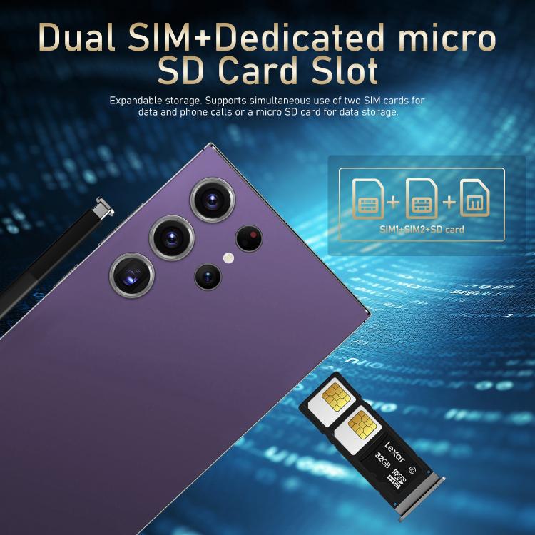 S24 Ultra / S7, 4GB+128GB, 6.75 inch Android 10 MTK6750 Octa Core, Network: 4G, Dual SIM, Plug:AU Plug(Orange) - free shipping - PMc TechLife - Order now!