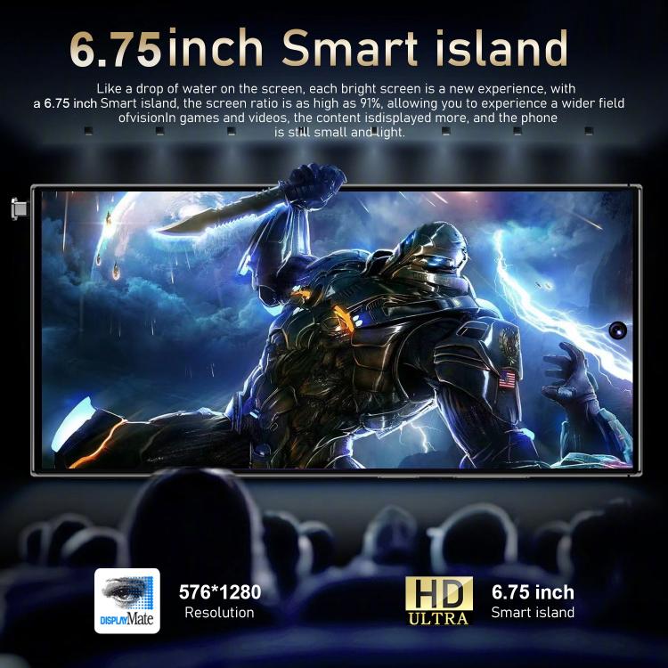S24 Ultra / S7, 4GB+128GB, 6.75 inch Android 10 MTK6750 Octa Core, Network: 4G, Dual SIM, Plug:UK Plug(Gold) - free shipping - PMc TechLife - Order now!