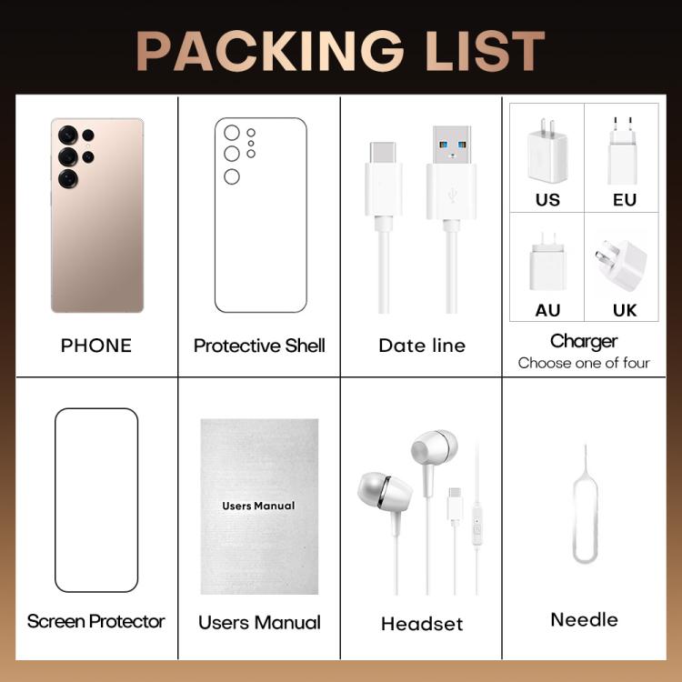 S25 Ultra / B9, 2GB+16GB, 6.75 inch Android 8.1 MTK6739 Quad Core, Network: 4G, Dual SIM, Plug:US Plug(Titanium Silver Blue) - free shipping - PMc TechLife - Order now!