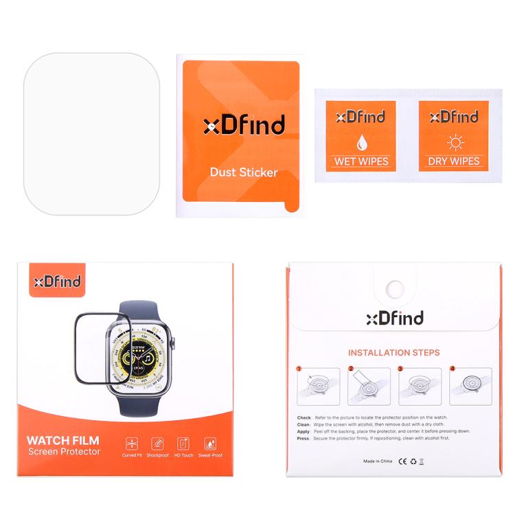 For Huawei Watch Fit 3 5pcs xDfind Soft Hydrogel Film Full Cover Front Protector - free shipping - PMc TechLife - Order now!