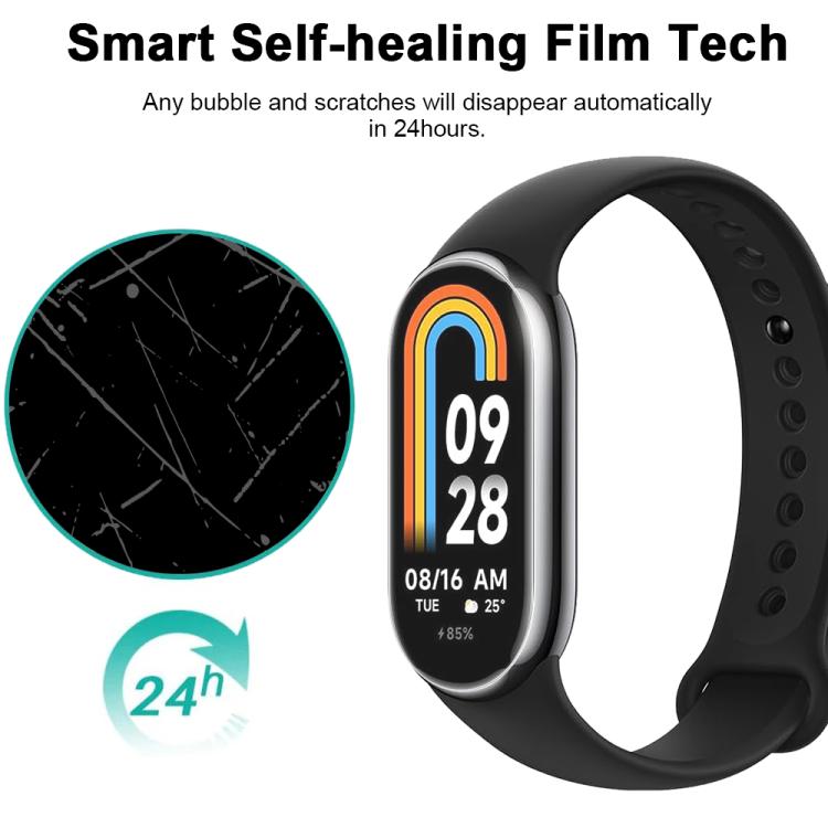 For Xiaomi Mi Band 8 NFC 5pcs xDfind Soft Hydrogel Film Full Cover Front Protector - free shipping - PMc TechLife - Order now!