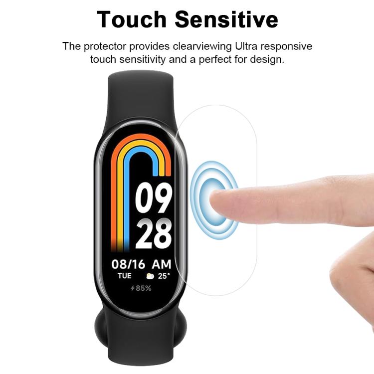For Xiaomi Mi Band 8 NFC 5pcs xDfind Soft Hydrogel Film Full Cover Front Protector - free shipping - PMc TechLife - Order now!