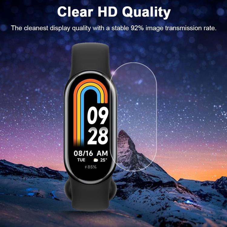 For Xiaomi Mi Band 8 NFC 5pcs xDfind Soft Hydrogel Film Full Cover Front Protector - free shipping - PMc TechLife - Order now!
