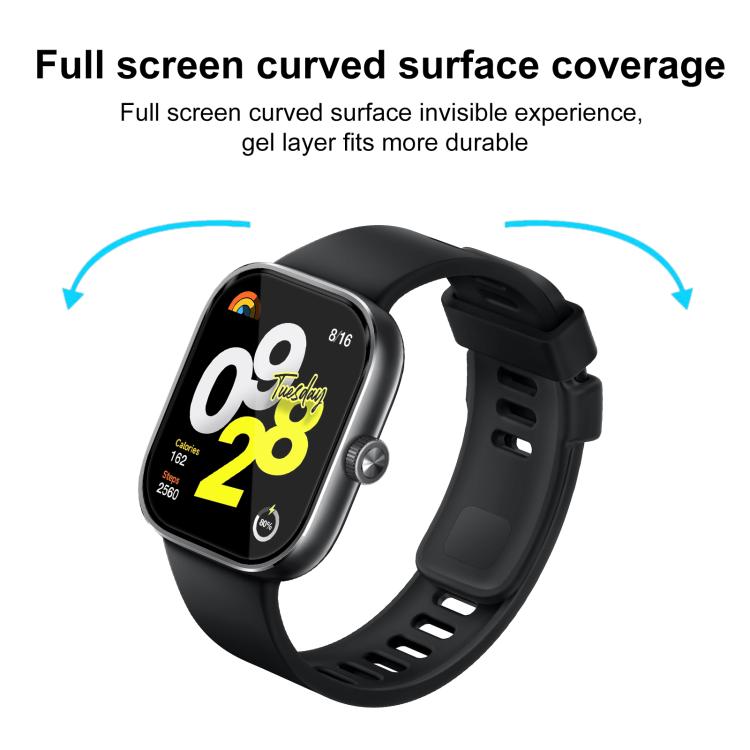 For Xiaomi Redmi Watch 4 2pcs xDfind Curved 3D Composite Material Soft Film Screen Protector - free shipping - PMc TechLife - Order now!