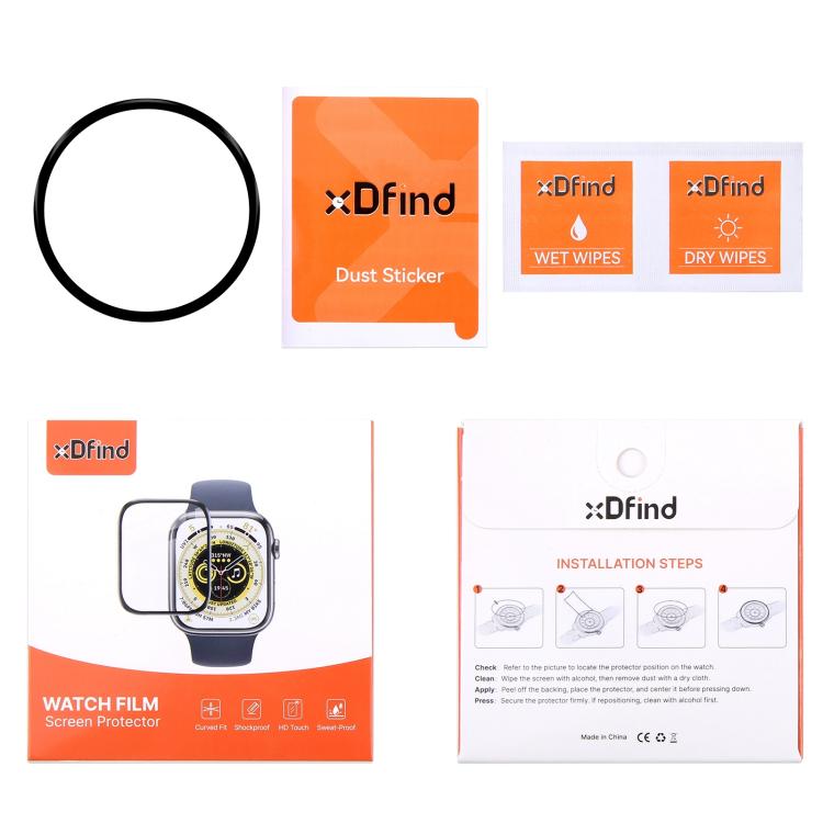 For Samsung Galaxy Watch6 40mm 2pcs xDfind Curved 3D Composite Material Soft Film Screen Protector - free shipping - PMc TechLife - Order now!