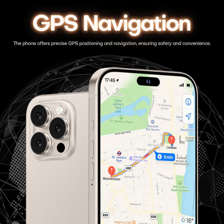 I16 Pro Max / PDQ6, 4GB+64GB, 6.58 inch Android 10 MTK6739 Quad Core, Network: 4G, Dual SIM, Plug:UK Plug(Gold) - free shipping - PMc TechLife - Order now!