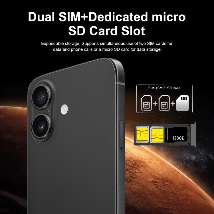 I16 Plus / RAi5, 3GB+64GB, 6.56 inch Android 10 MTK6739 Quad Core, Network: 4G, Dual SIM, Plug:UK Plug(White) - free shipping - PMc TechLife - Order now!