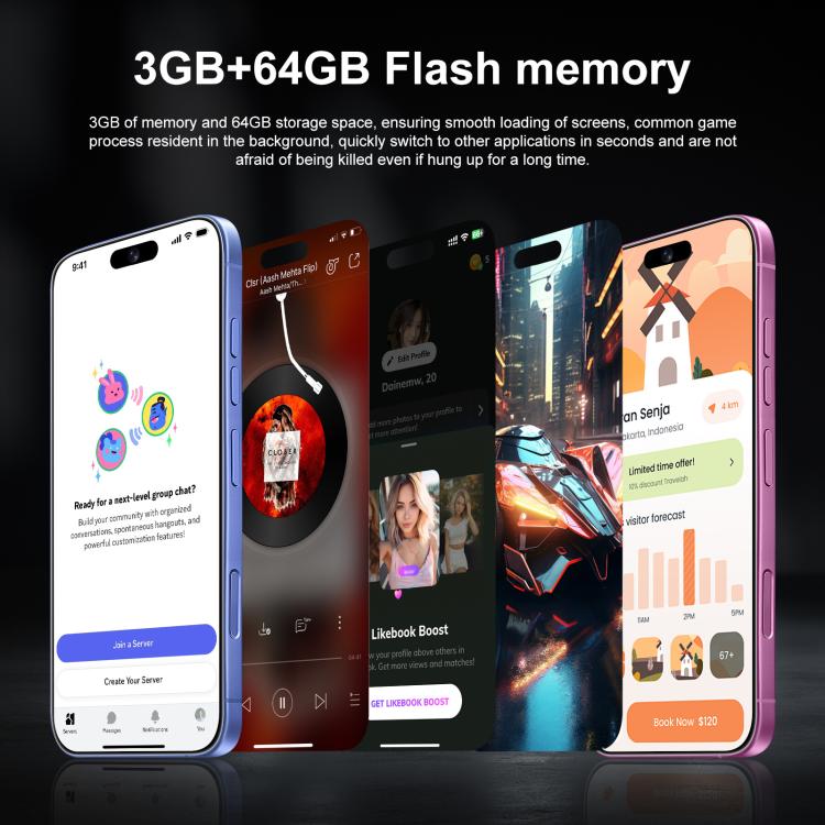 I16 Plus / RAi5, 3GB+64GB, 6.56 inch Android 10 MTK6739 Quad Core, Network: 4G, Dual SIM, Plug:AU Plug(Green) - free shipping - PMc TechLife - Order now!