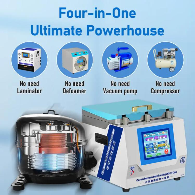 YYD YD-639 UV Curing Laminating Defoaming All-in-One, Plug:UK Plug - free shipping - PMC TechLife - Order now!