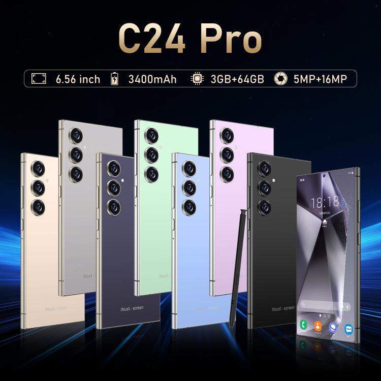 C24 Pro / S3-3, 3GB+64GB, 6.56 inch Android 10 MTK6739 Quad Core, Network: 4G, Dual SIM, Plug:AU Plug(Black) - free shipping - PMc TechLife - Order now!