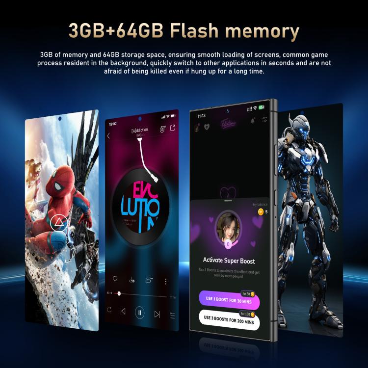 C24 Pro / S3-3, 3GB+64GB, 6.56 inch Android 10 MTK6739 Quad Core, Network: 4G, Dual SIM, Plug:UK Plug(Gold) - free shipping - PMc TechLife - Order now!