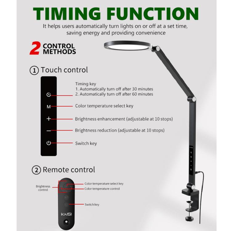 Kaisi LED35 Clip-Type Cantilever Support Fill Light - free shipping - PMC TechLife - Order now!