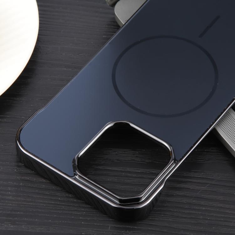 For iPhone 14 Pro Max Electroplating Frameless Frosted Anti-Glare PC MagSafe Phone Case(Black) - free shipping - PMC TechLife - Order now!
