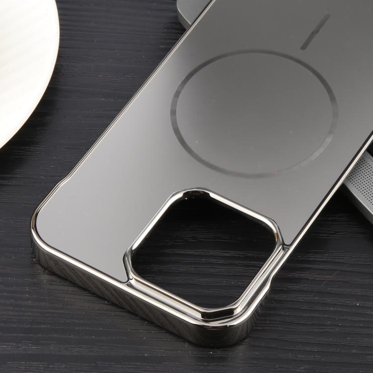 For iPhone 12 / 12 Pro Electroplating Frameless Frosted Anti-Glare PC MagSafe Phone Case(Titanium Gray) - free shipping - PMC TechLife - Order now!
