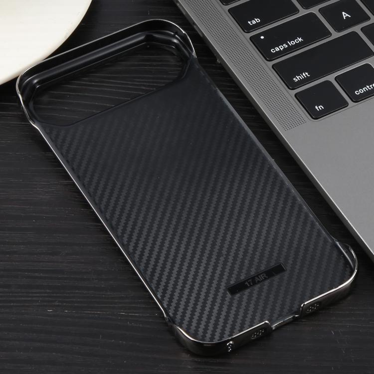 For iPhone 17 Air Electroplating Frameless Frosted Anti-Glare PC MagSafe Phone Case(Titanium Gray) - free shipping - PMC TechLife - Order now!