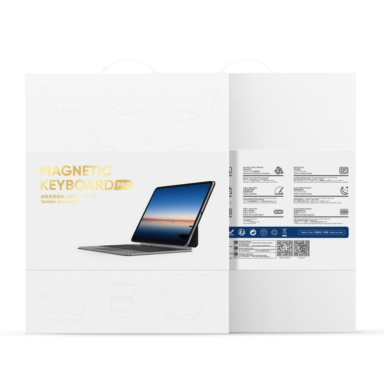 For iPad 2025 / 2022 DUX DUCIS MK Pro Series Floating Magnetic Keyboard Tablet Leather Case(Black) - free shipping - PMC TechLife - Order now!