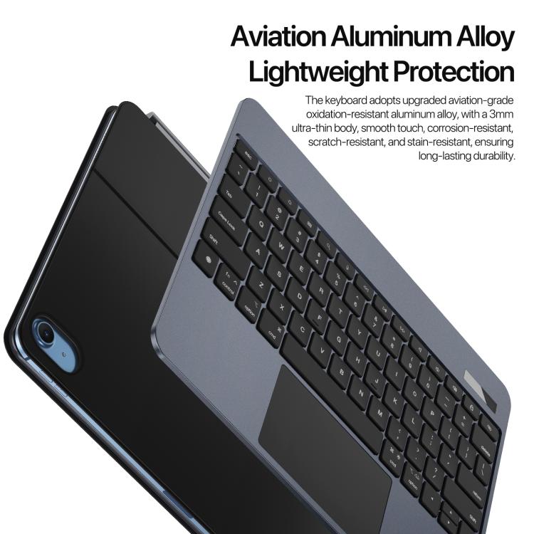 For iPad 2025 / 2022 DUX DUCIS MK Pro Series Floating Magnetic Keyboard Tablet Leather Case(Black) - free shipping - PMC TechLife - Order now!