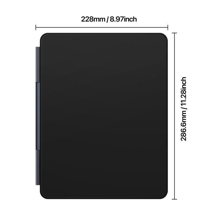 For iPad Pro 13 2024 DUX DUCIS MK Pro Series Floating Magnetic Keyboard Tablet Leather Case(Black) - free shipping - PMC TechLife - Order now!