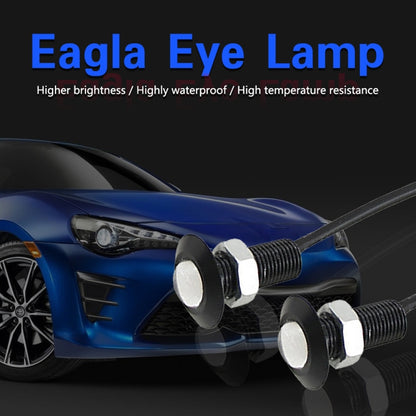 10 PCS 23mm 1.5W DC9-80V Motorcycle Eagle Eye Light Single Lens(White Light) - Eagle Eye Lights by PMC Jewellery | Online Shopping South Africa | PMC Jewellery | Buy Now Pay Later Mobicred